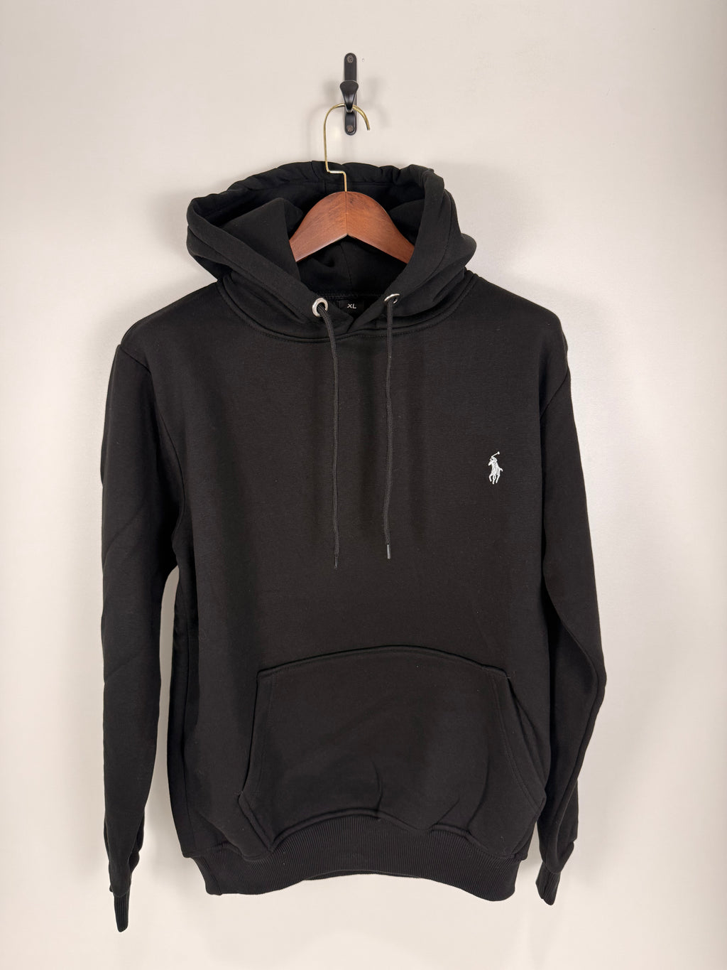 Polo Black Pullover Hoodie | C:46 L:28