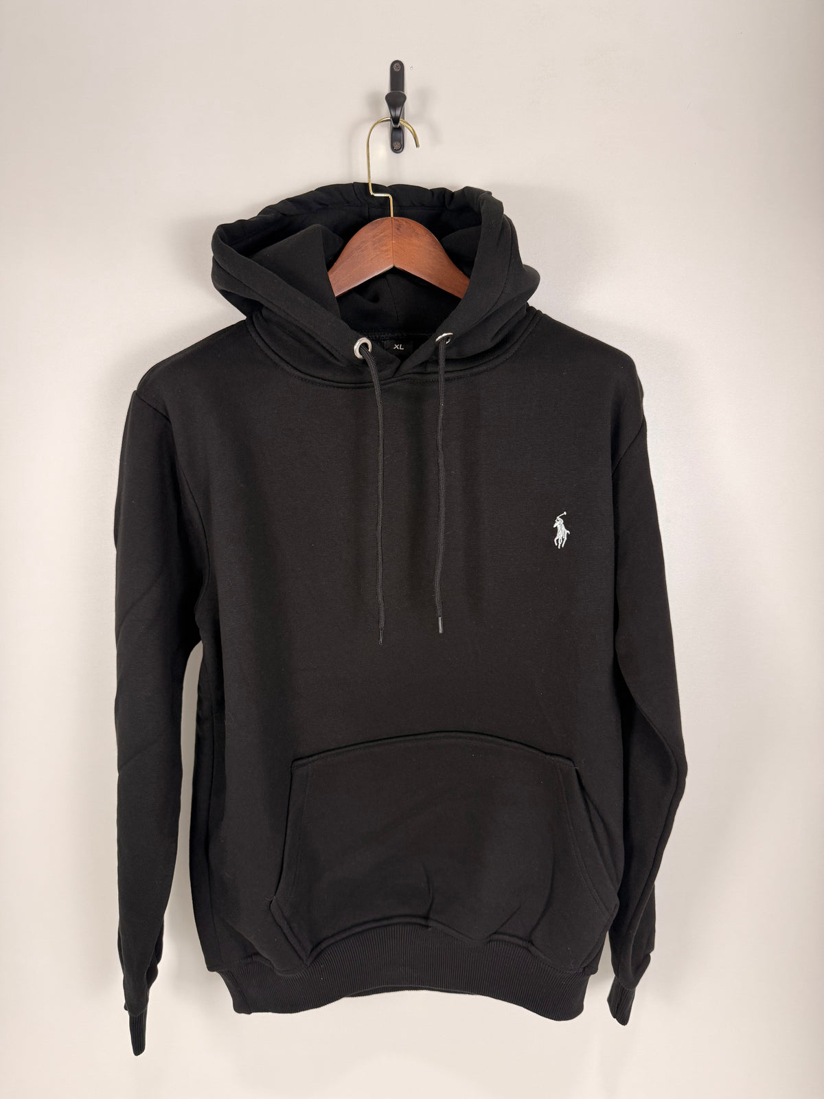 Polo Black Pullover Hoodie | C:46 L:28