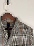 H&M Classic Grey & Brown Flannel Checkered Shirt | C:46 L:30