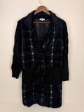 Sythetic Faux Fur Cardigan Coat
