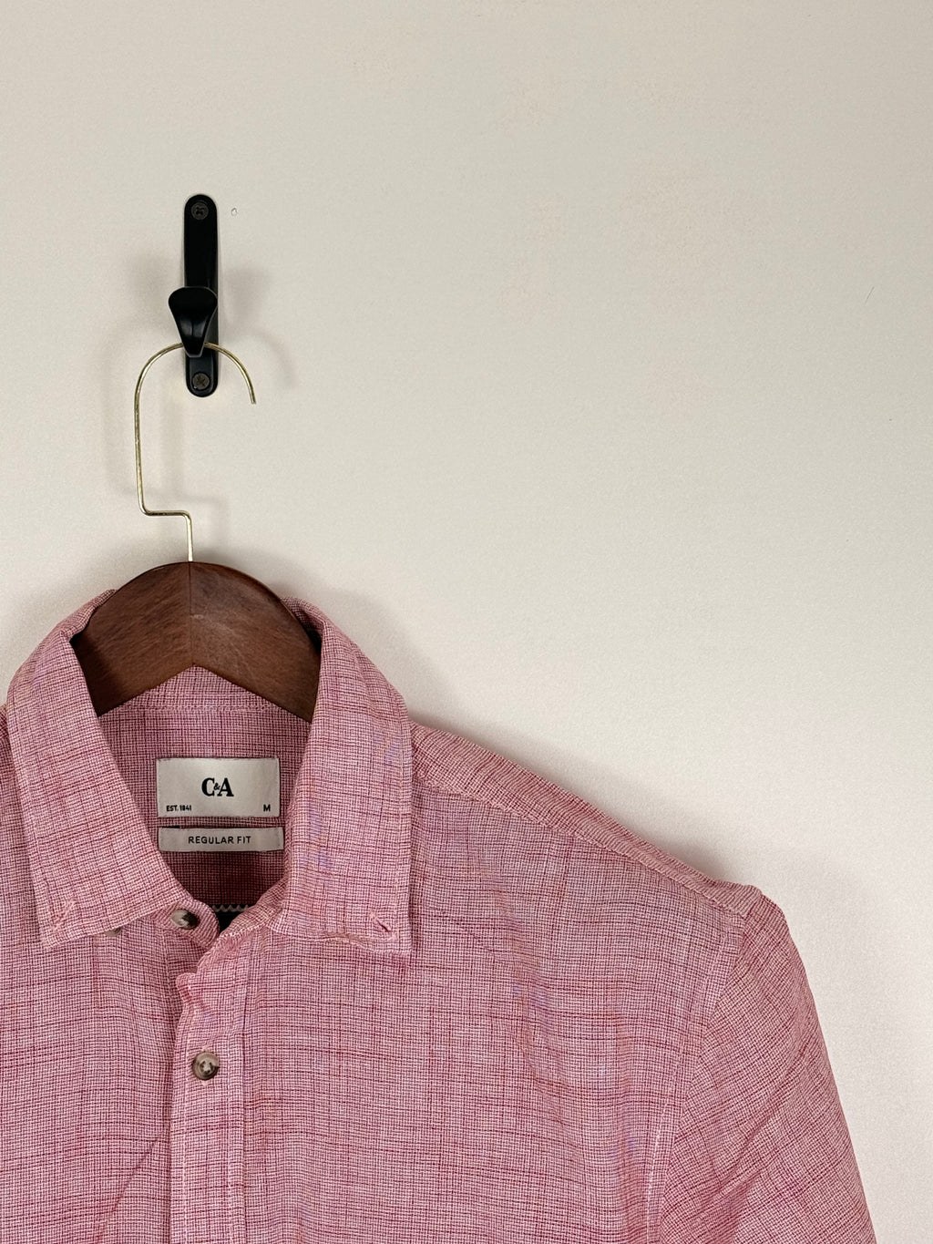 C&A Dusty Rose Textured Shirt