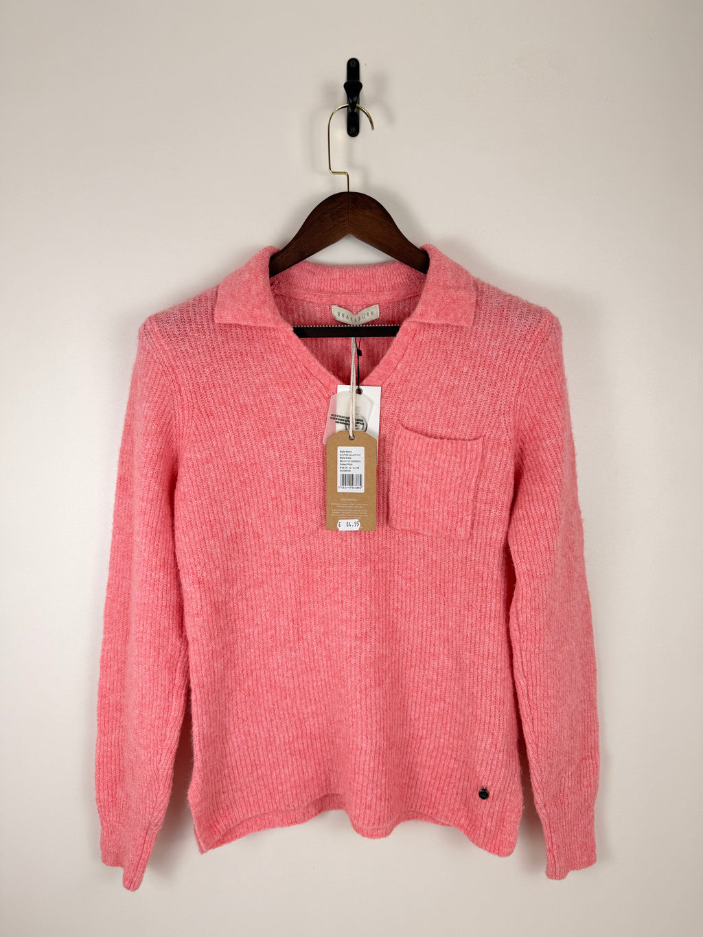 BrakeBurn Collared Knit Sweater