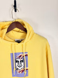 Obey Yellow Graphic Pullover Hoodie | C:44 L:27