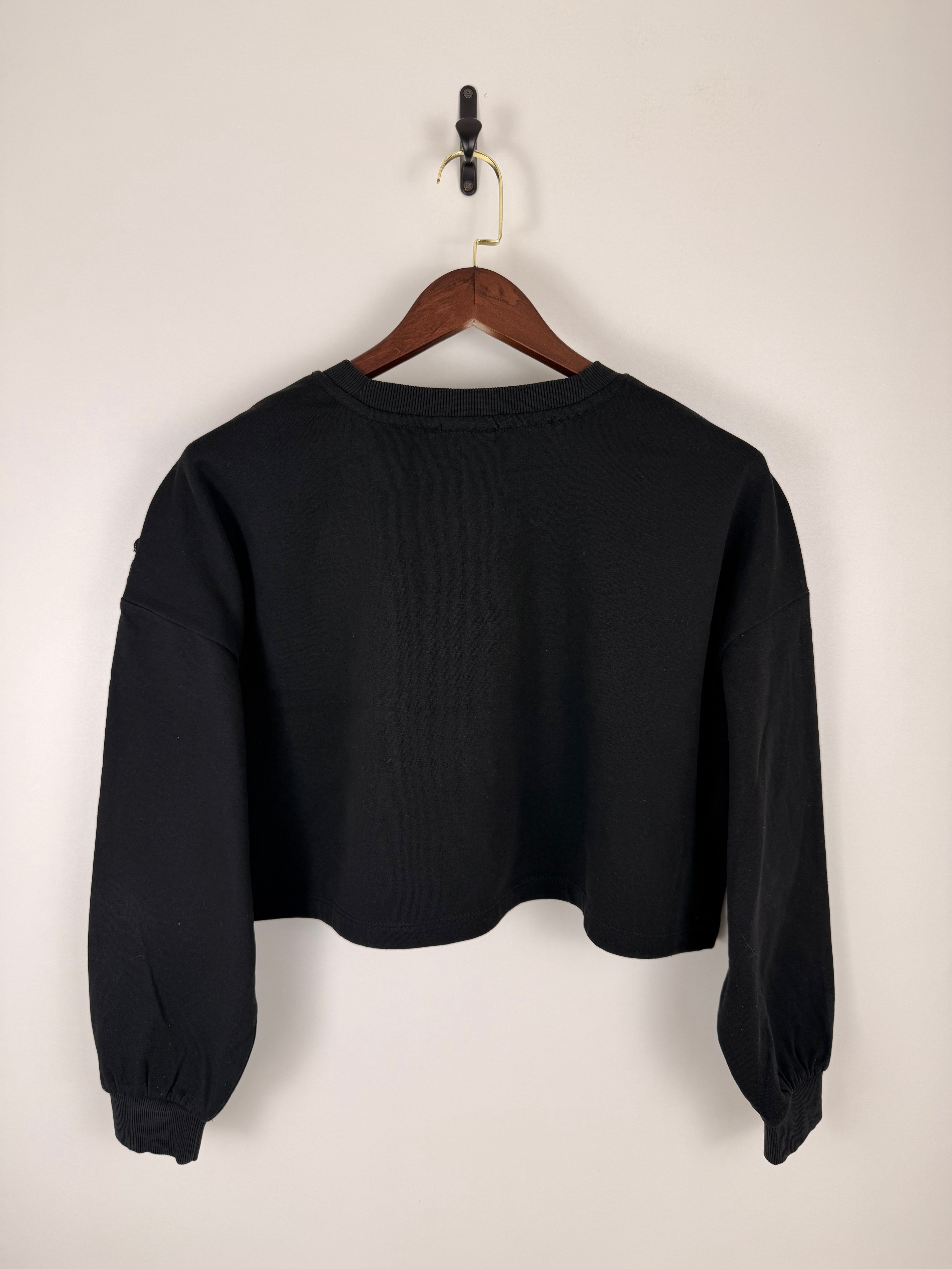 Fringe Cropped Sweatshirt