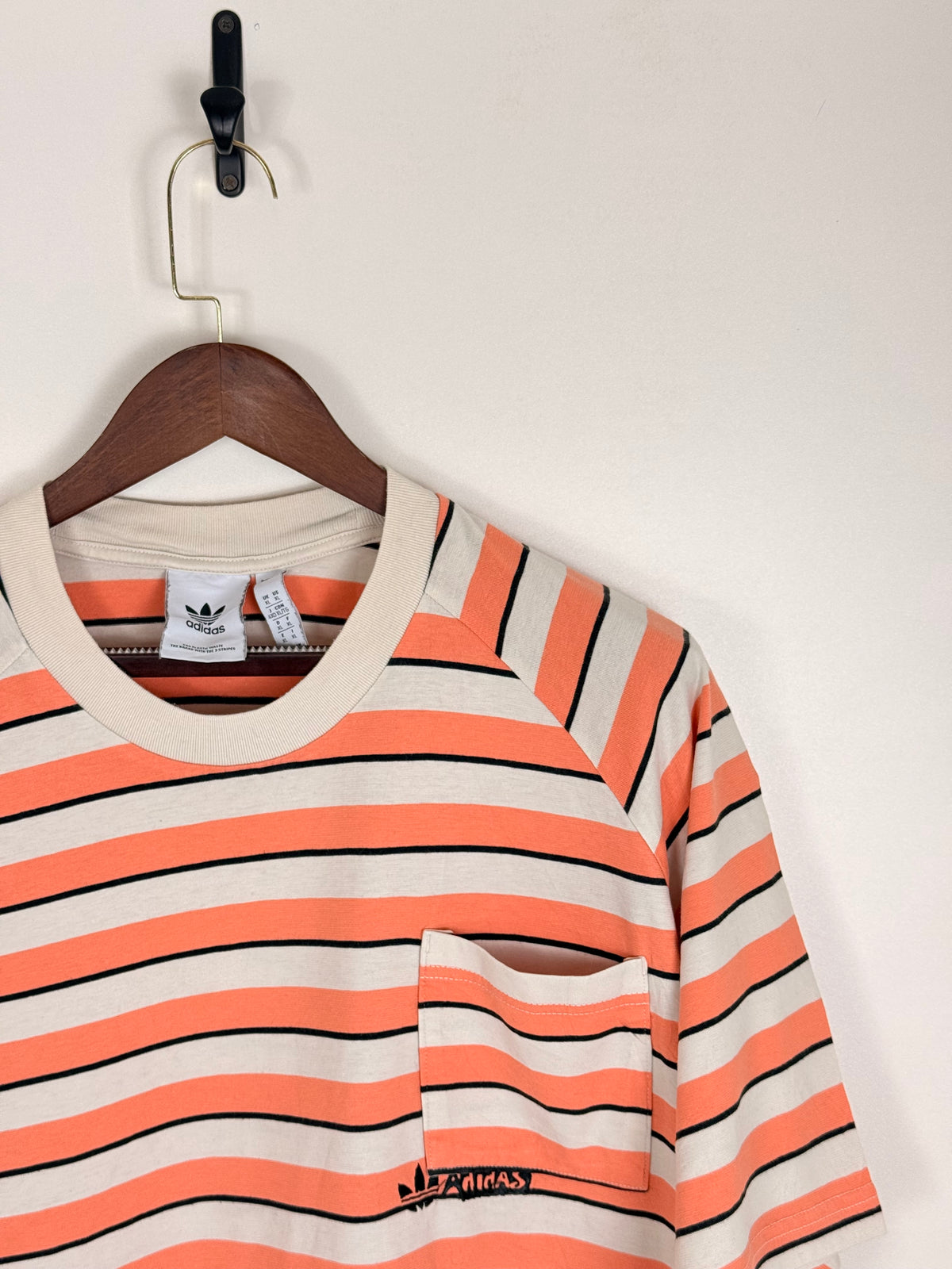 Adidas Originals Striped Pocket Tee | C:54 L:30