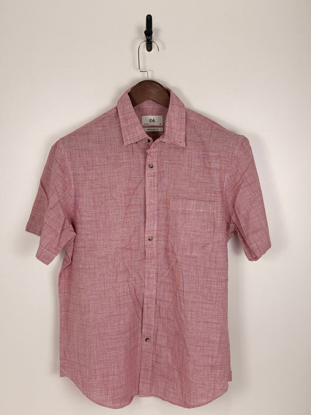 C&A Dusty Rose Textured Shirt