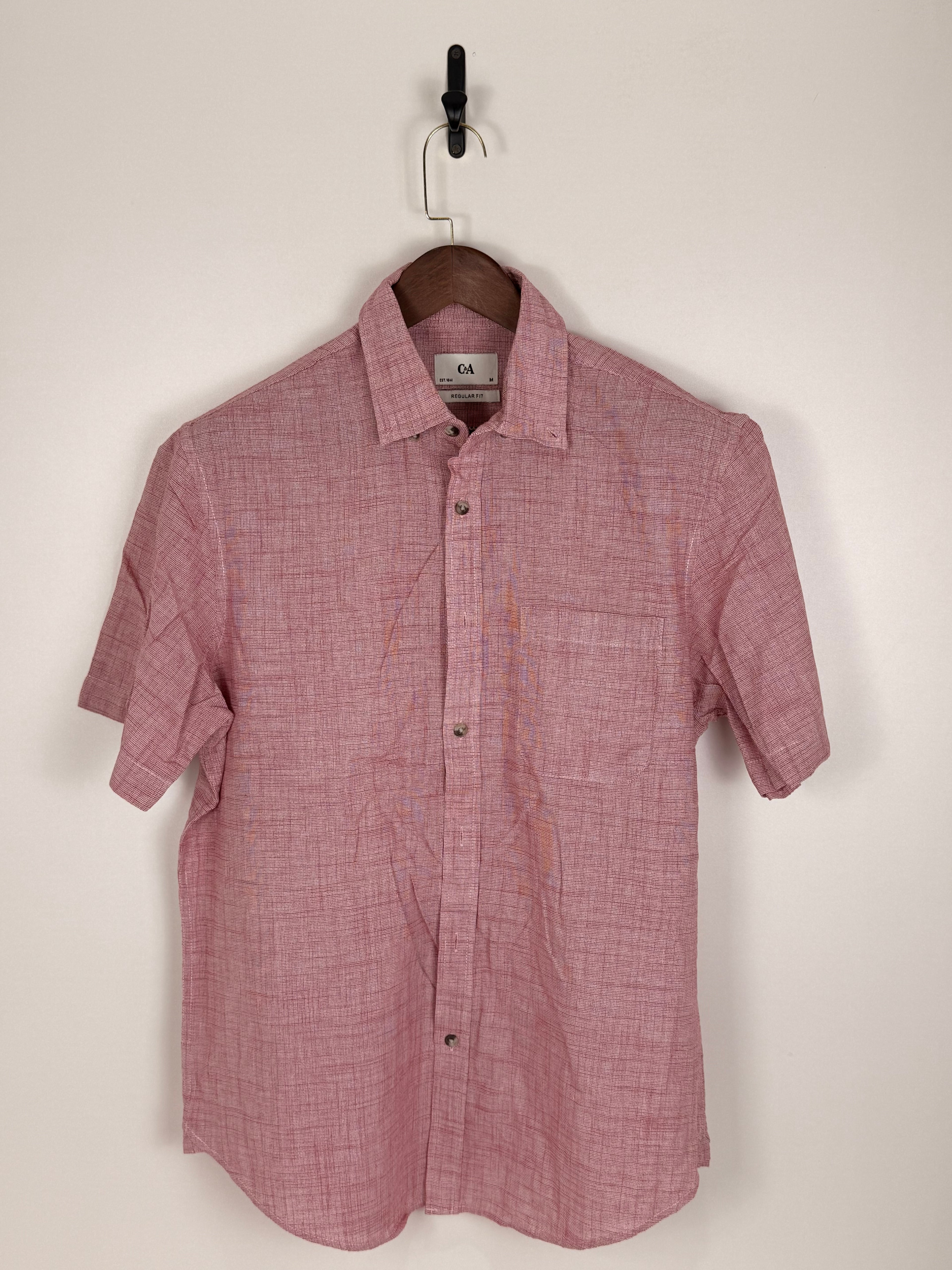 C&A Dusty Rose Textured Shirt