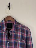 Jack & Jones Pink & Blue Plaid Shirt | C:46. L:29