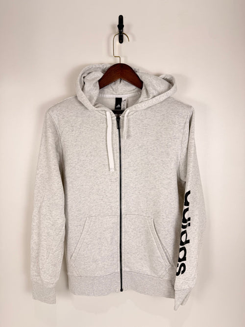 Adidas Light Grey Zip-Up Hoodie | C:44 L:27