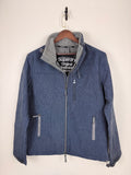 Superdry Windtrekker Fleece-Lined Softshell Jacket – Blue – 2XL
