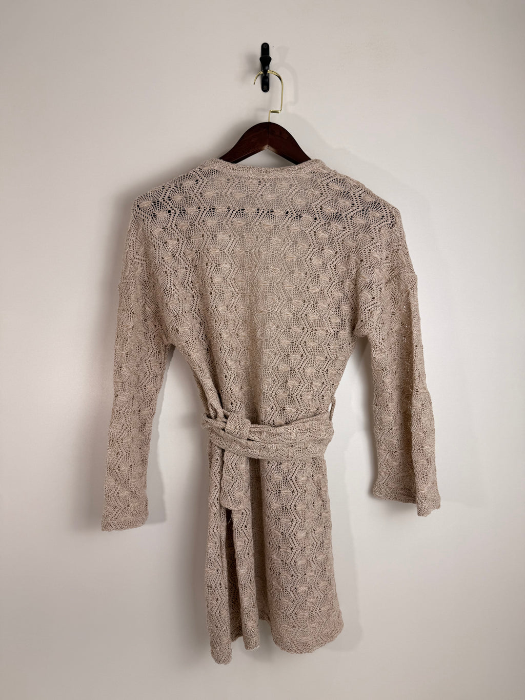 Belted Knit Cardigan