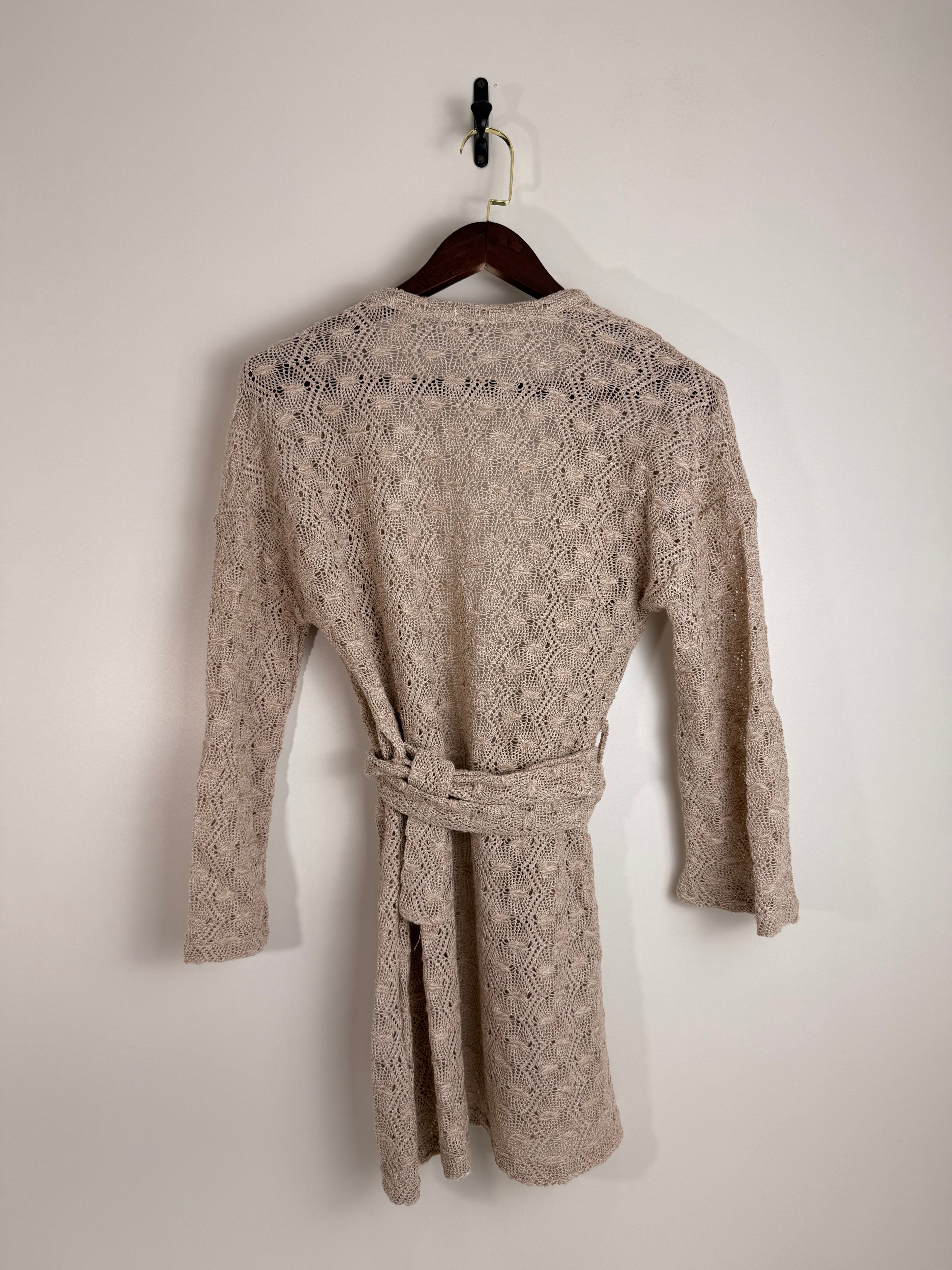 Belted Knit Cardigan