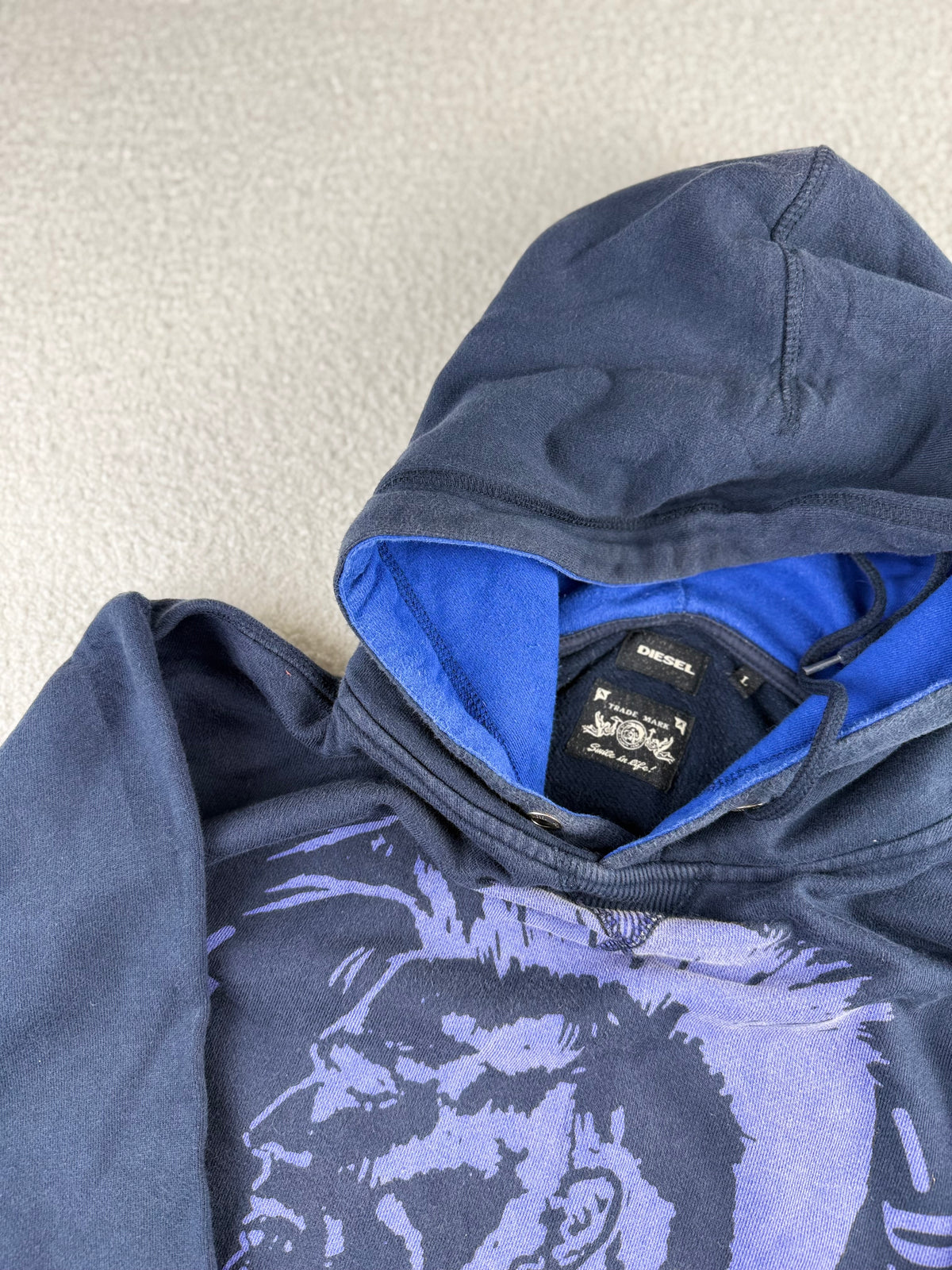 Diesel Graphic Logo Pullover Hoodie | C:52 L:27