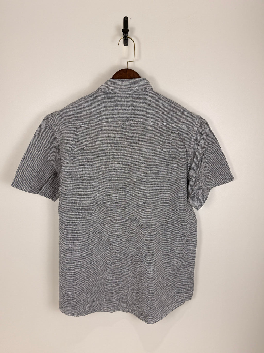 C&A Grey Micro-Stripe Shirt | C:46 L:30