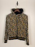 Leopard Print Velour Track Suit