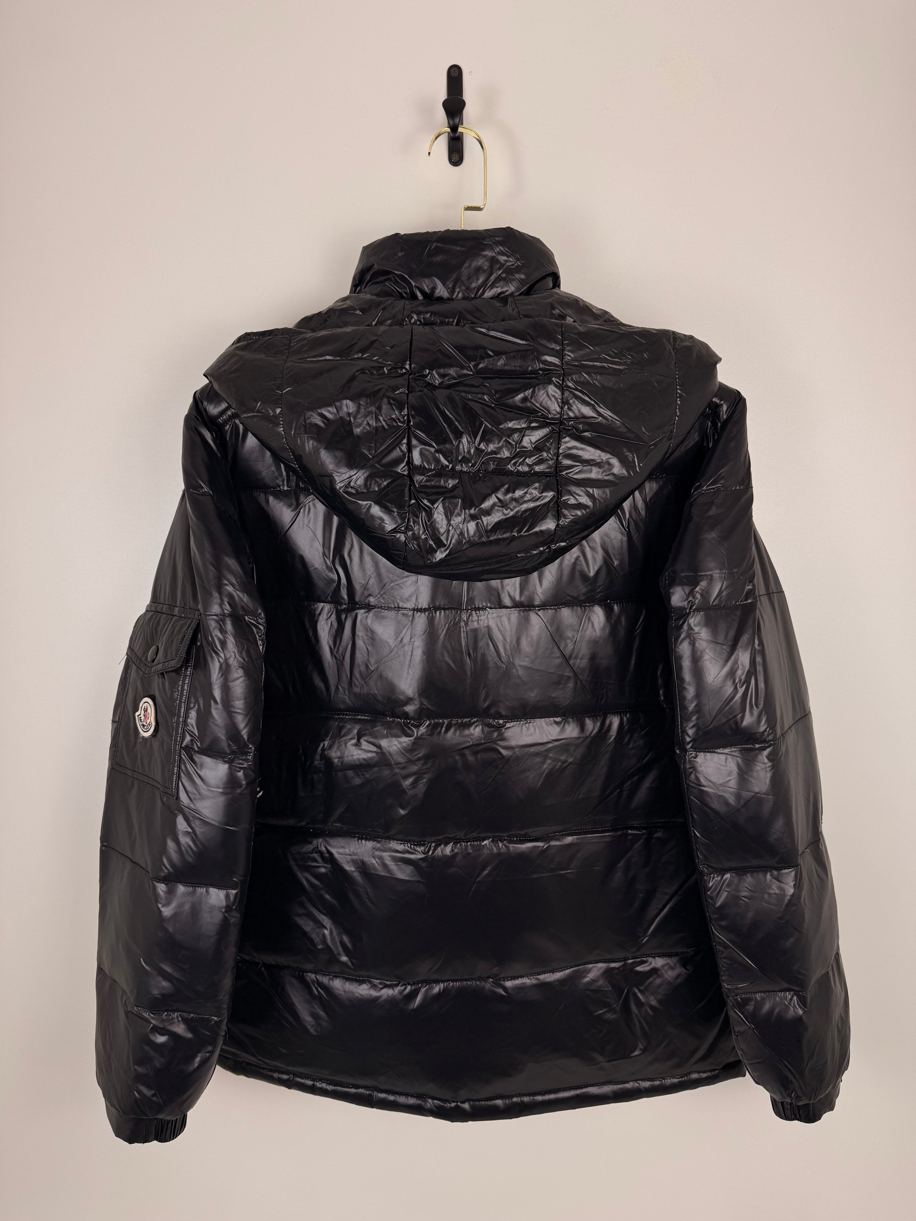 Moncler Glossy Hooded Puffer Jacket