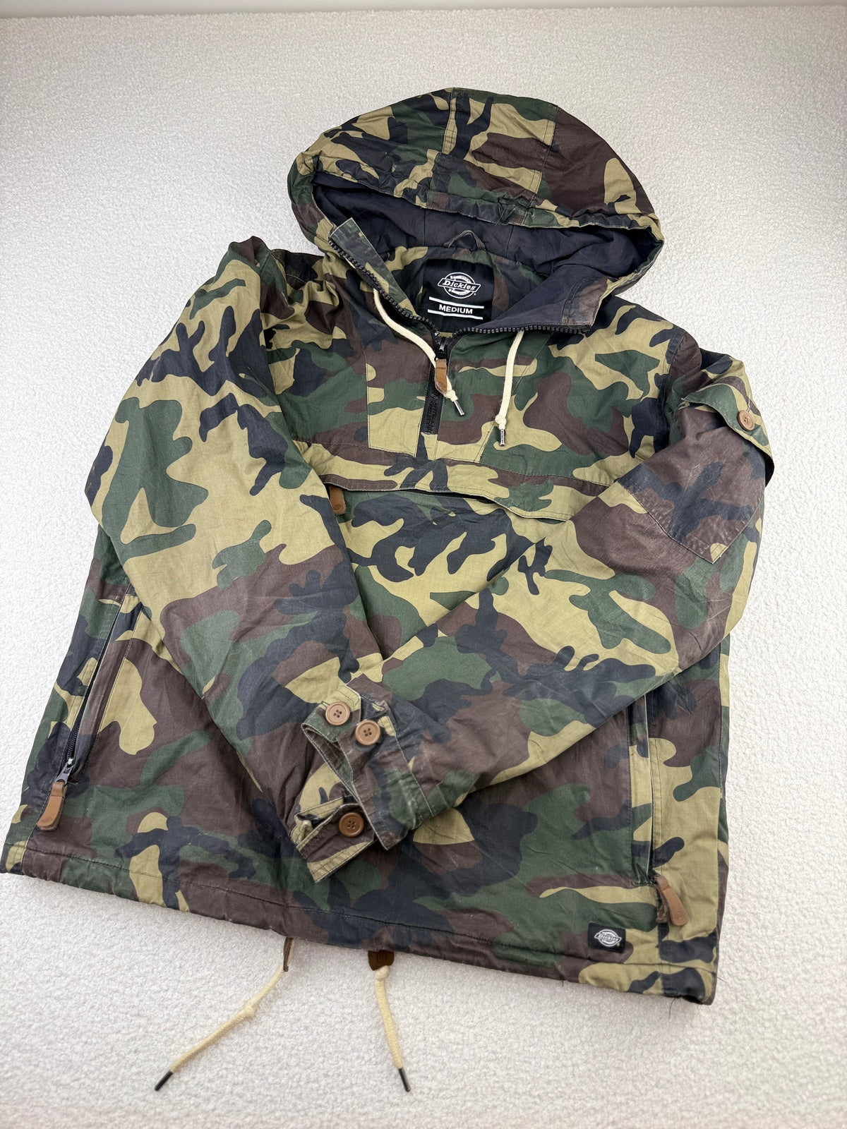 Dickies Camo Hooded Anorak Jacket | C:48 L:27