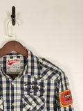 Scotch & Soda Vintage Plaid Patchwork Shirt | C:40 L:28