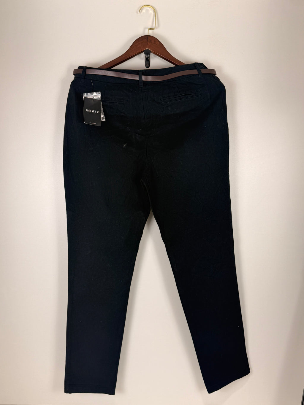 Forever 21 Slim Belted Pant | W:32 L:41