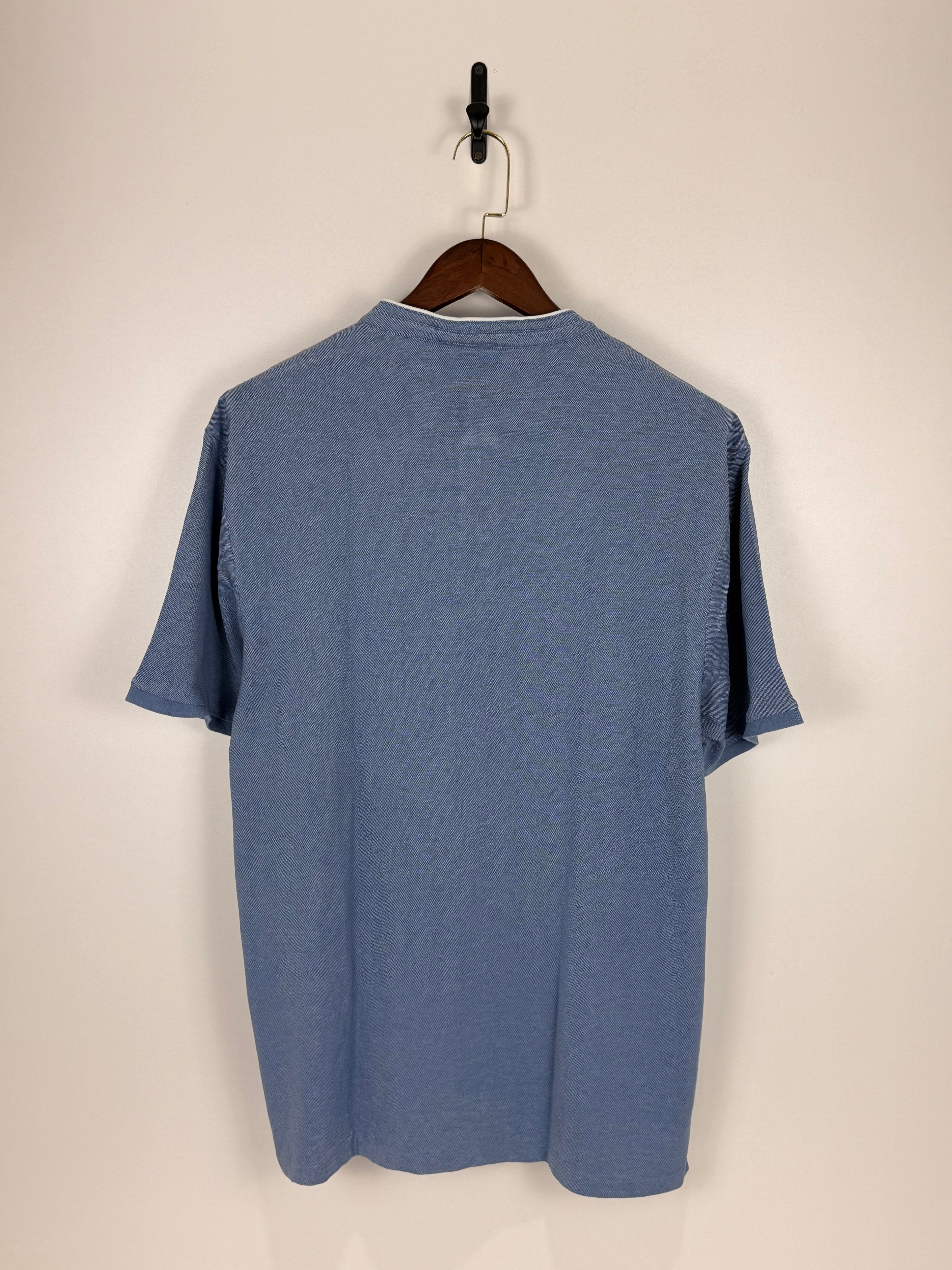 Springfield Sky Blue Grandad Polo | C:50 L:30