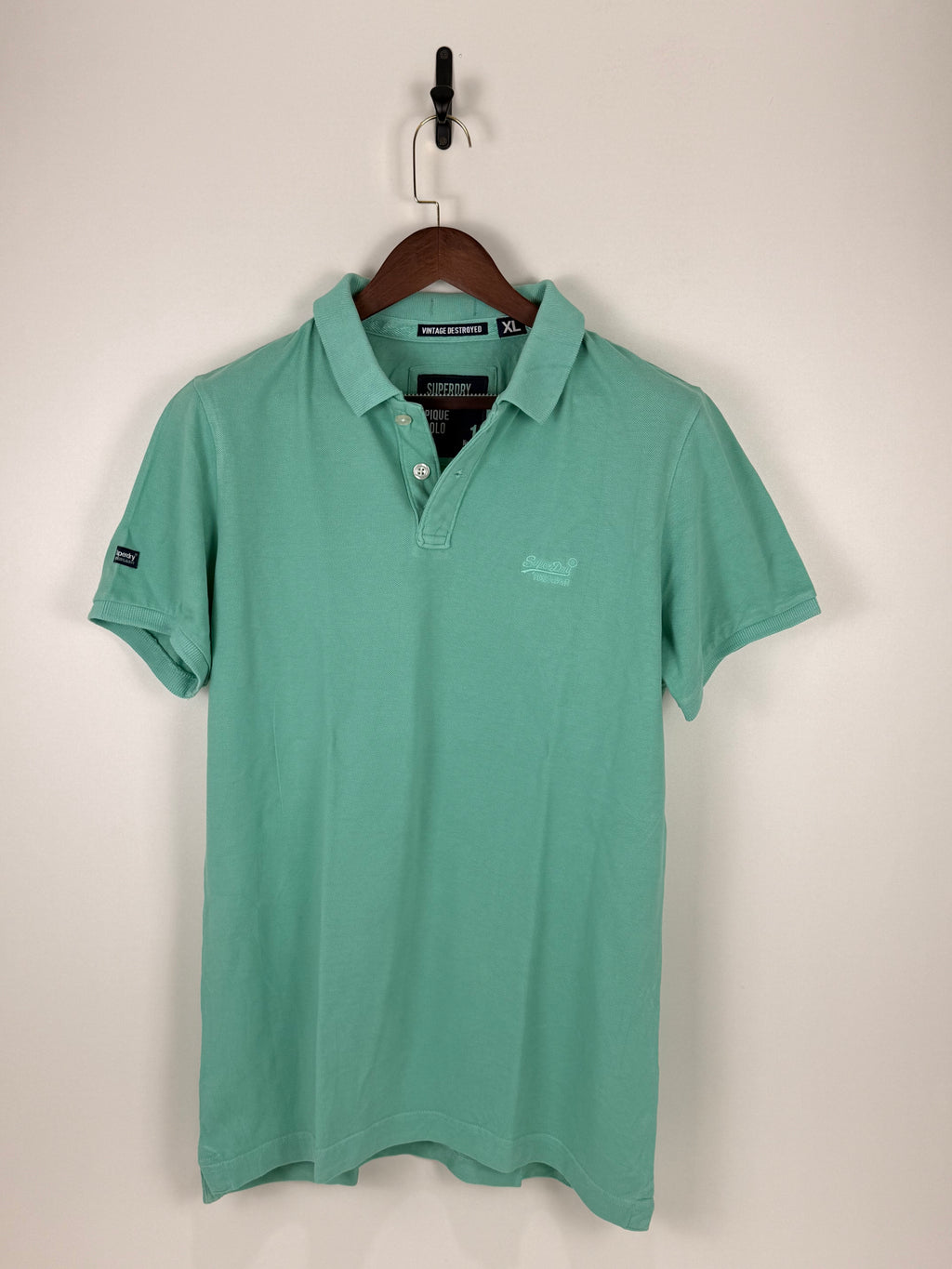 Superdry Mint Piqué Polo | C:45 L:30