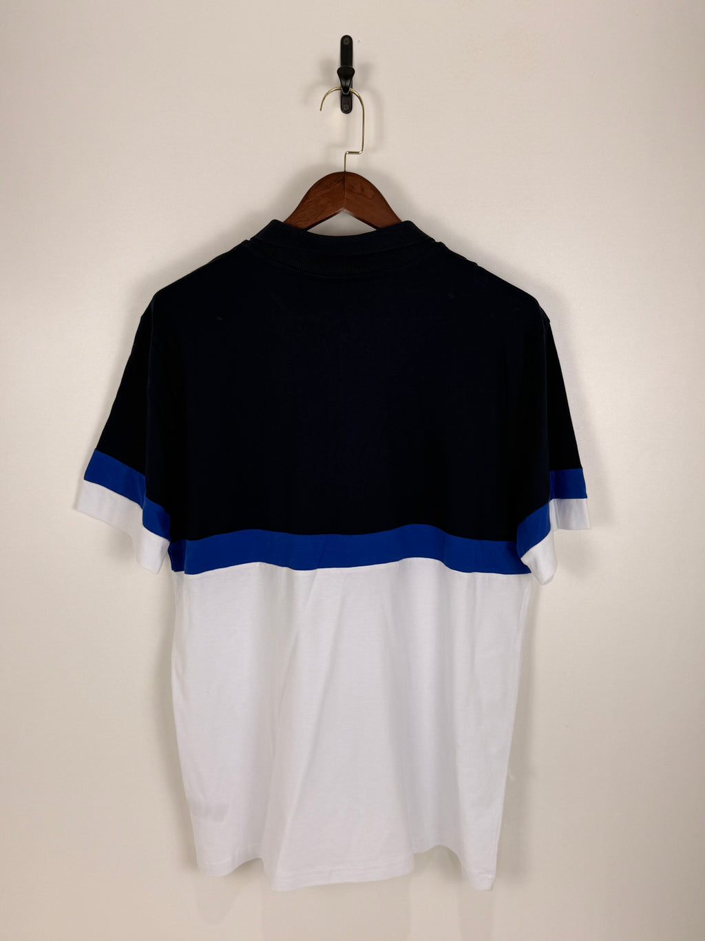 Lacoste Navy Blue Colorblock Polo | C:46 L:30