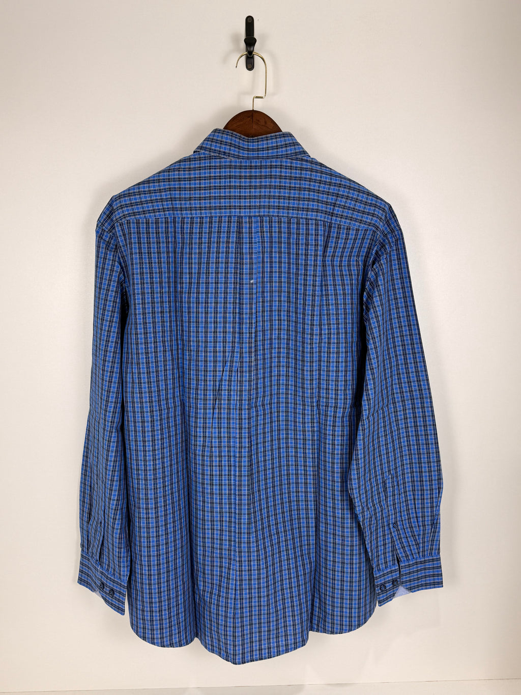 Lorenzo Calvino Blue Plaid Shirt | C:52 L:33