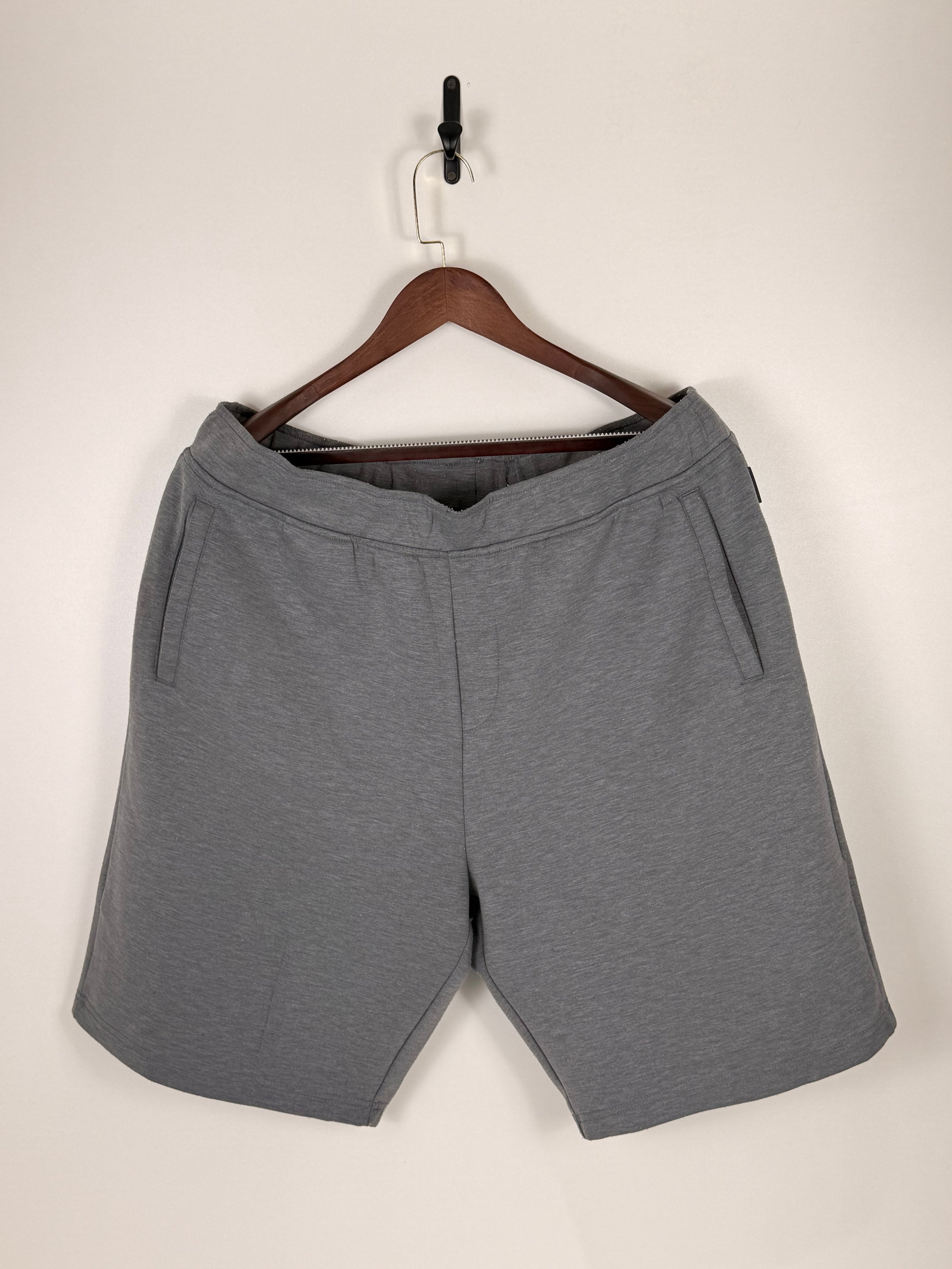 Heather Grey Premium Sweat Shorts | W:    L: