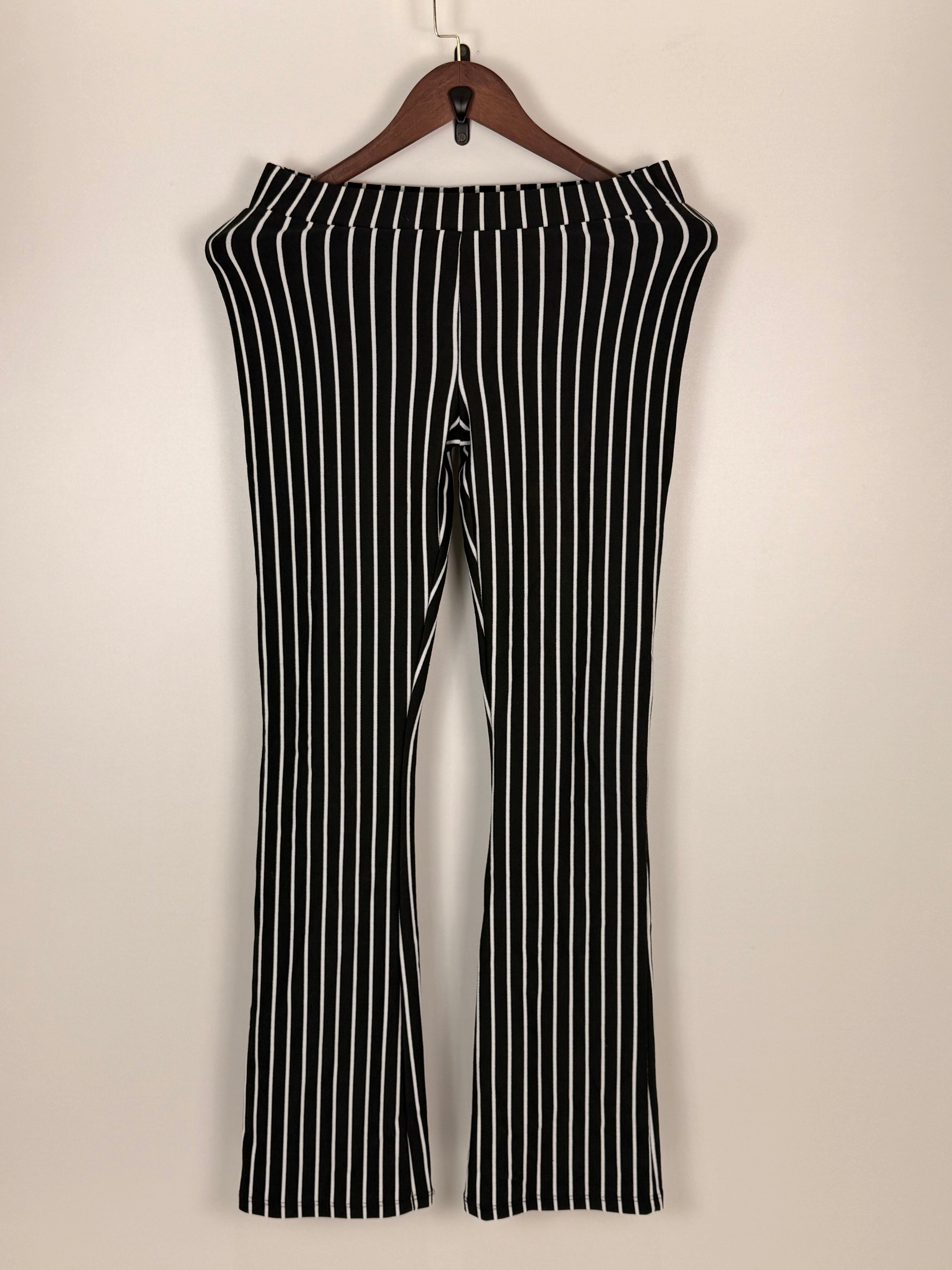 Striped Flared Pants