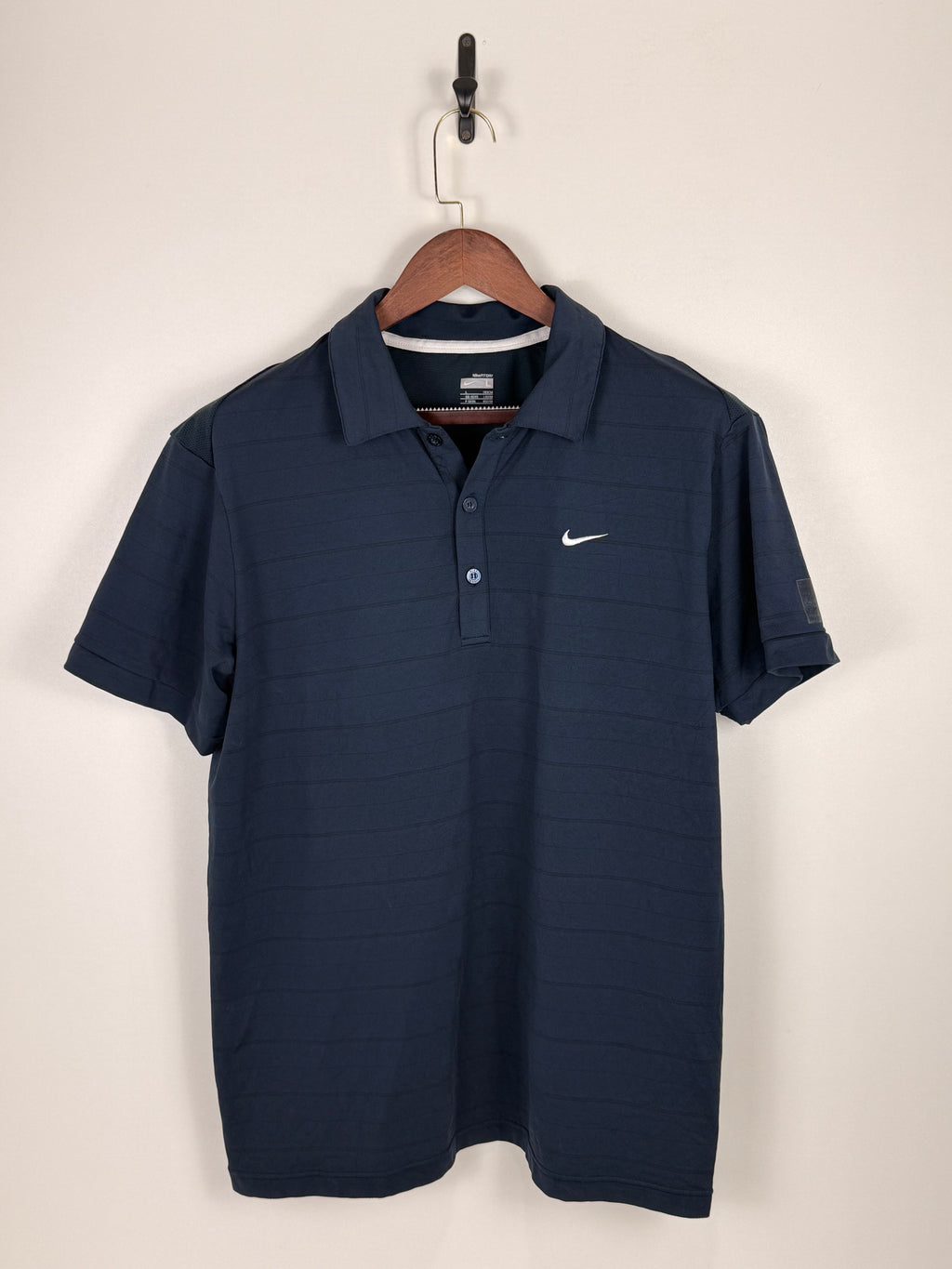 Nike DryFit Striped Performance Polo | C:44 L:29