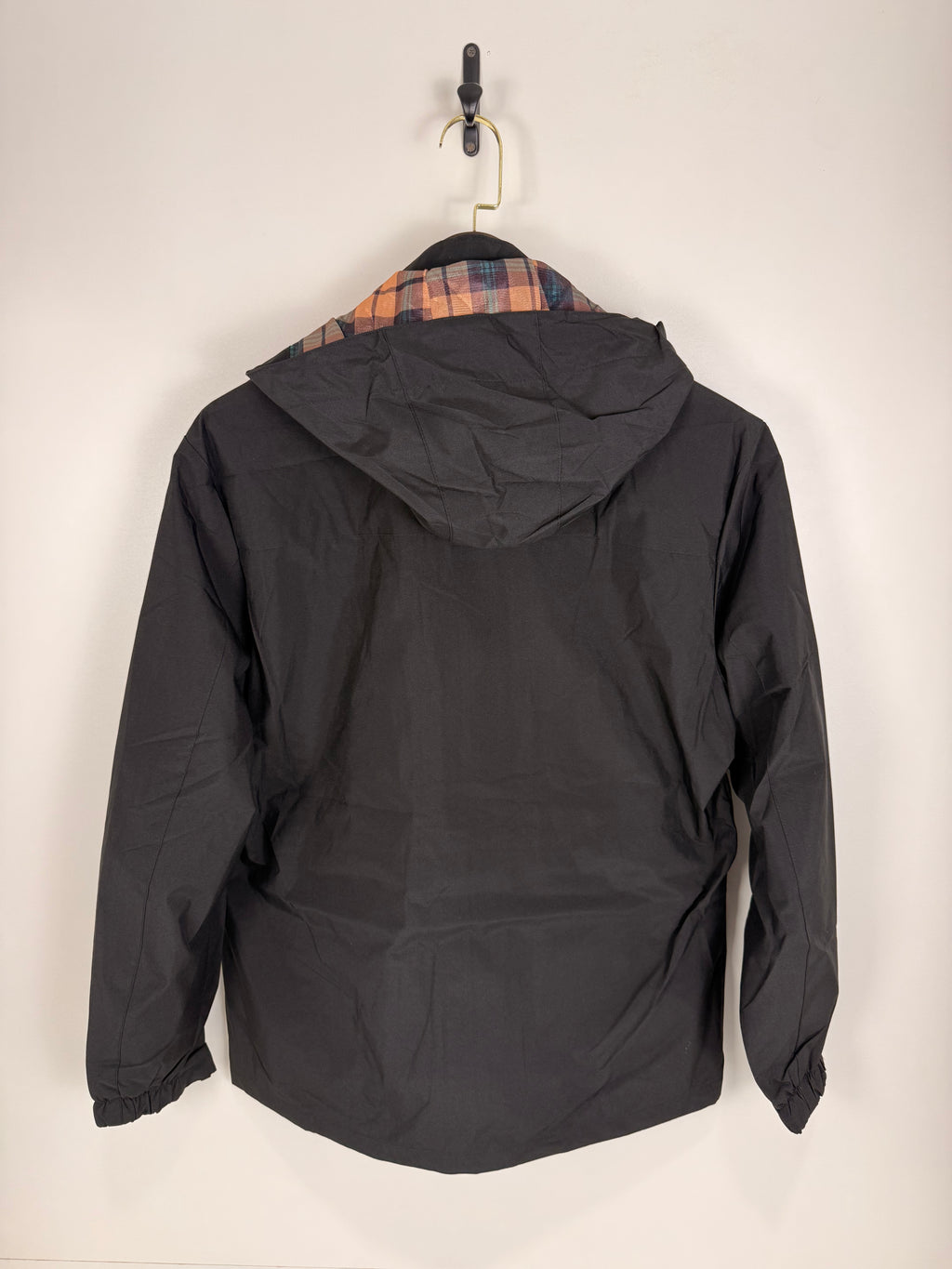 Leduntino Black Hooded Utility Jacket | C:46 L:29