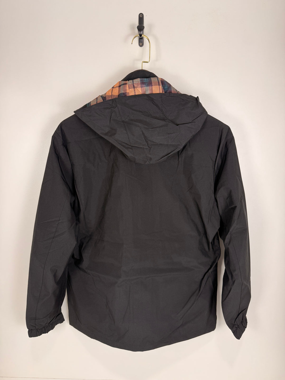 Leduntino Black Hooded Utility Jacket | C:46 L:29