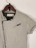 Zip Front Fitted Jump Suit