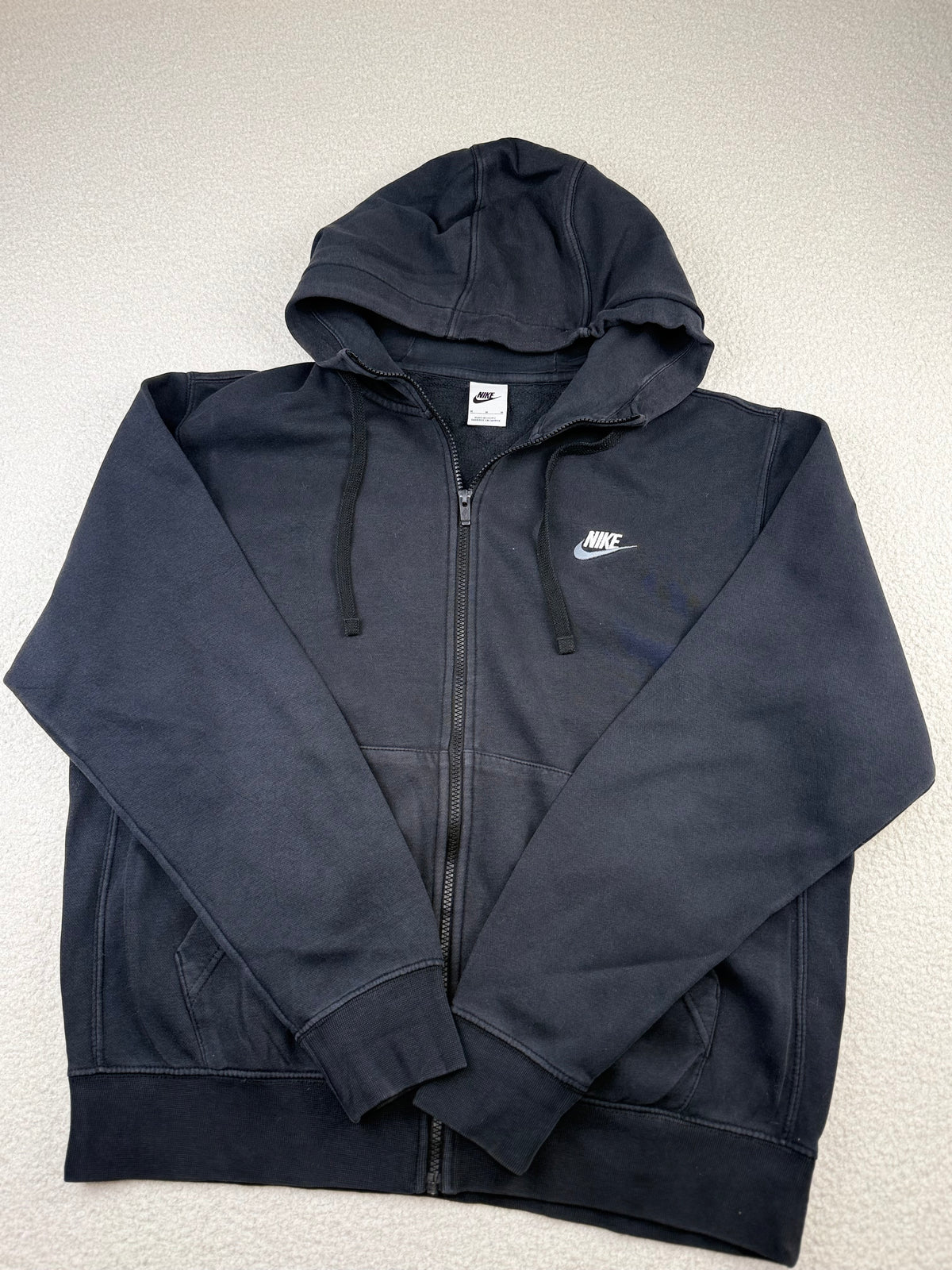 Vintage Nike Logo Zip-Up Hoodie | C:50 L:27