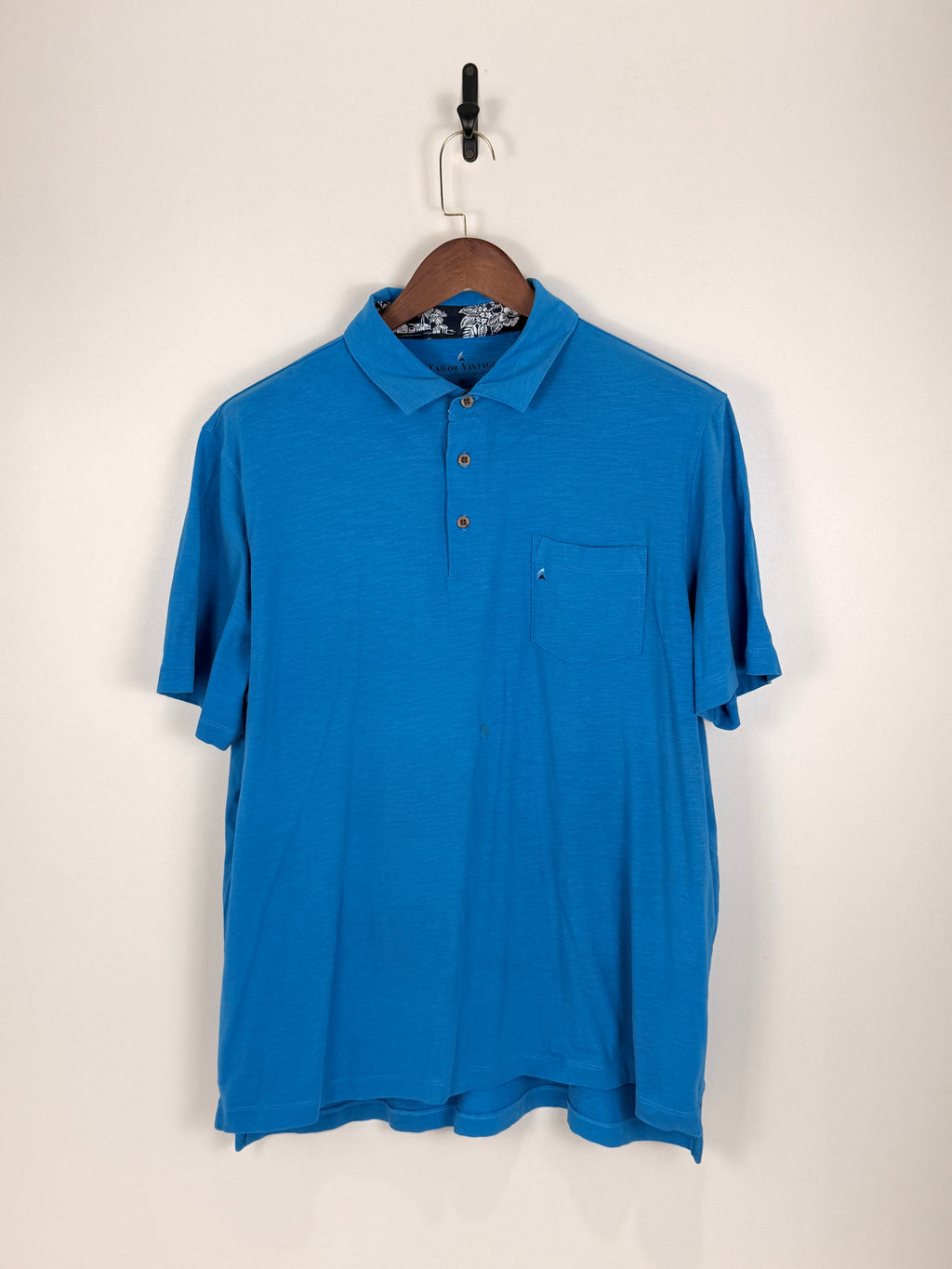 Taylor Vintage Coastal Blue Polo | C:50 L:28
