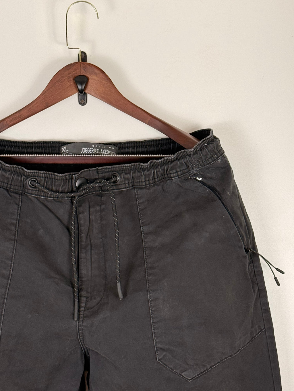 Charcoal Utility Cargo Jogger Pants | W:    L: