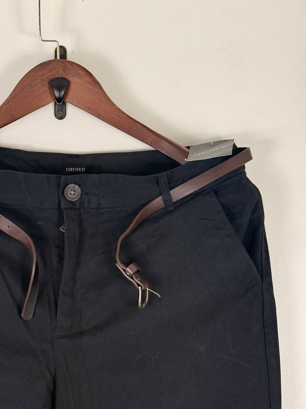 Forever 21 Slim Belted Pant | W:32 L:41