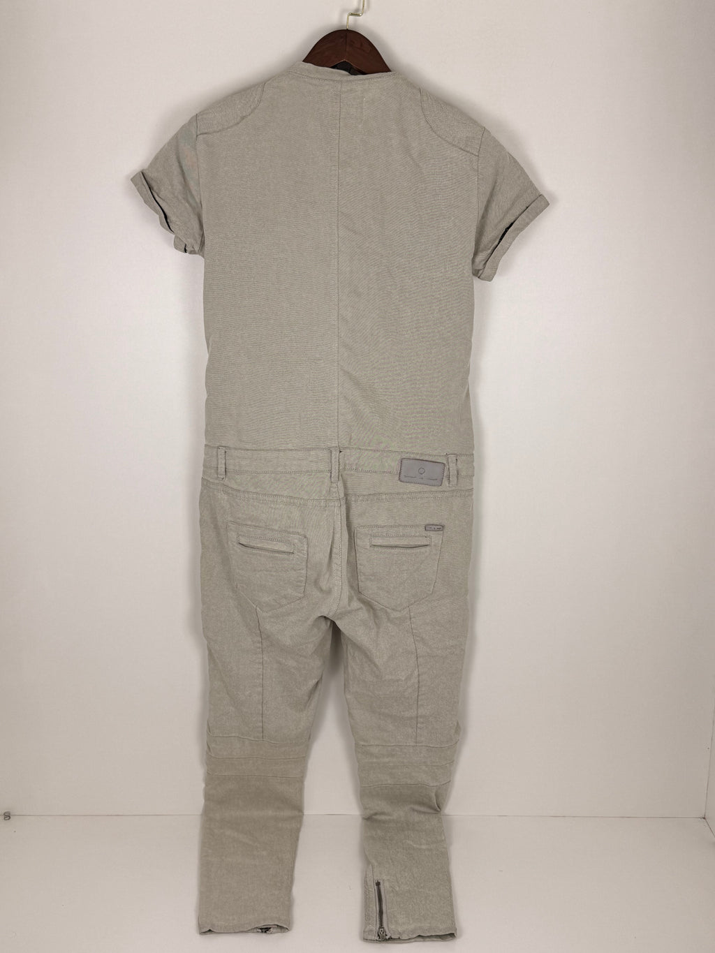 Zip Front Fitted Jump Suit