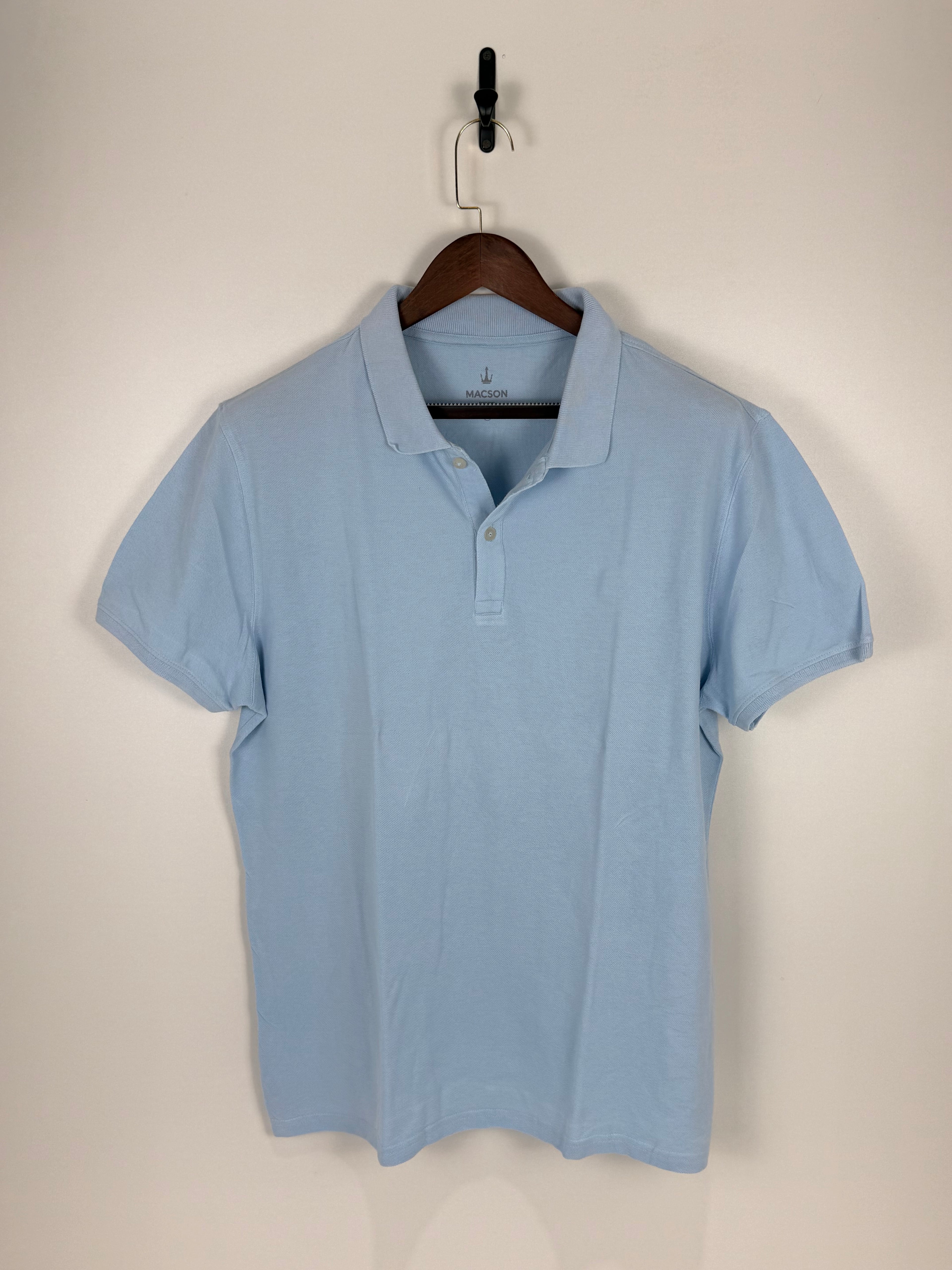 Macson Sky Blue Piqué Polo | C:48 L:29
