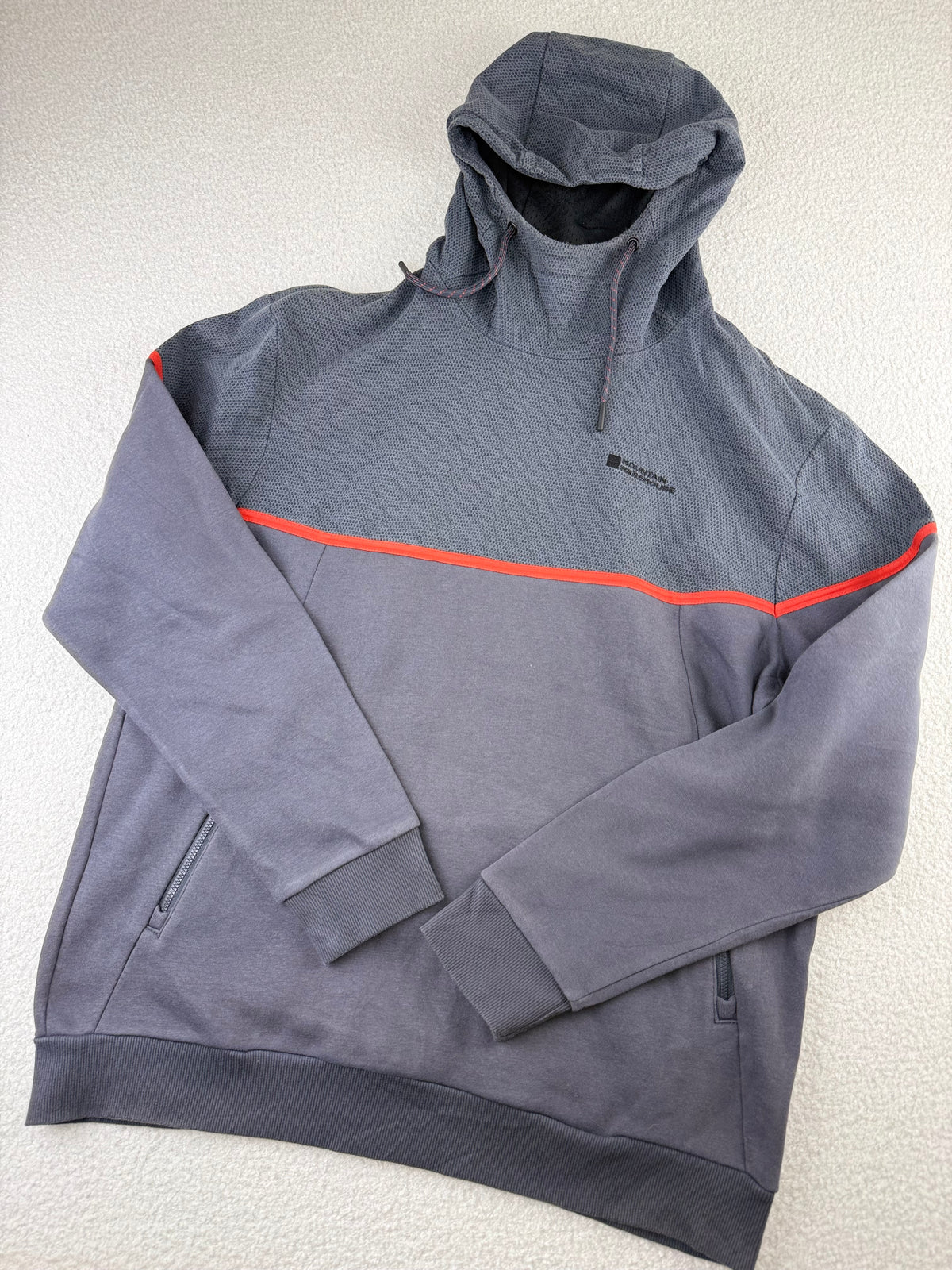 Mountain Warehouse Textured Colorblock Pullover Hoodie | C:48 L:28