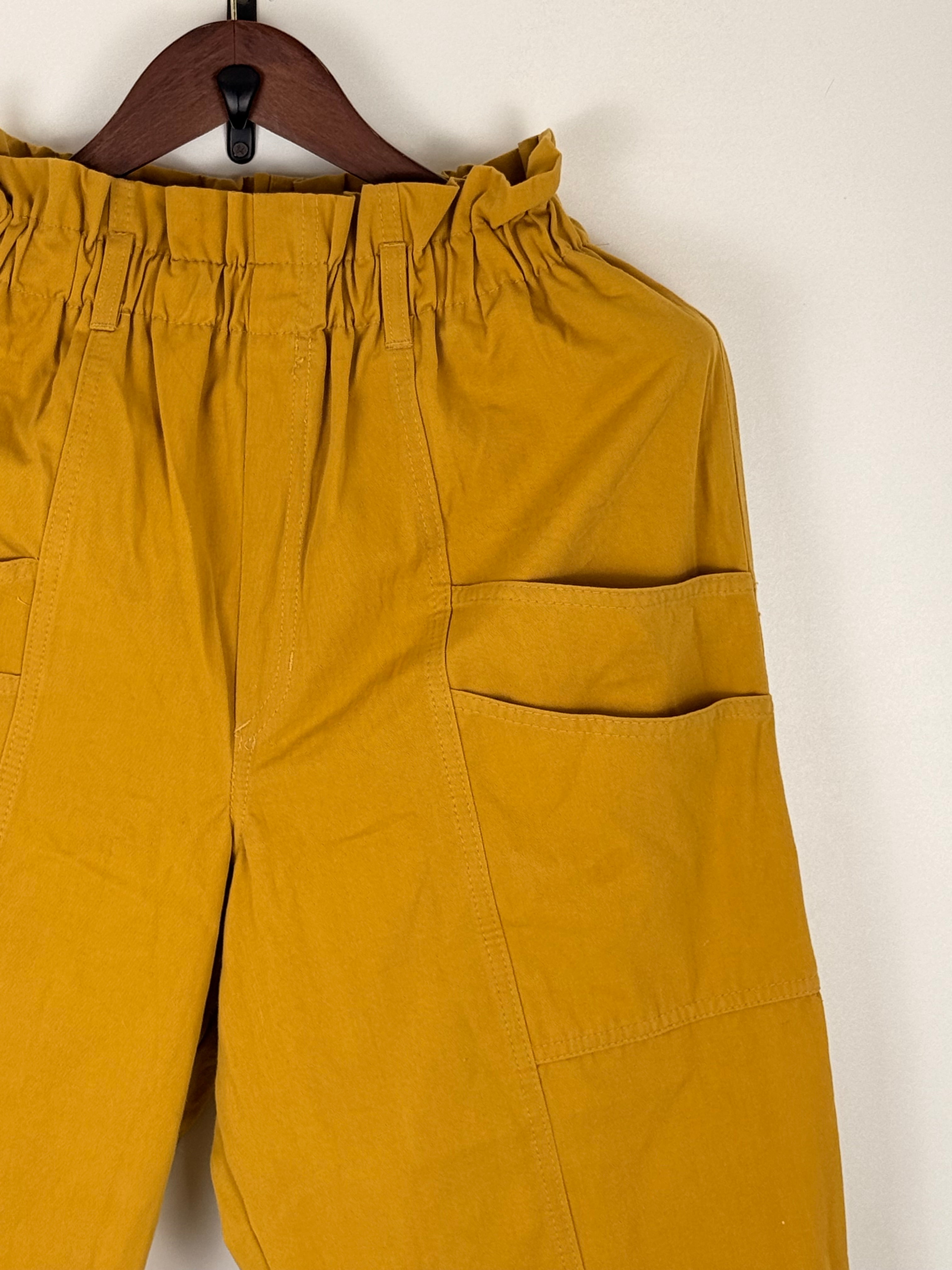 Mustard Cotton Twil Pants